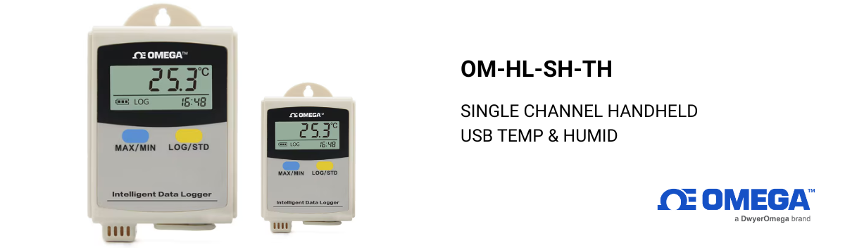 Temperature & Humidity Monitoring with Omega OM-HL-SH-TH Single-channel ...